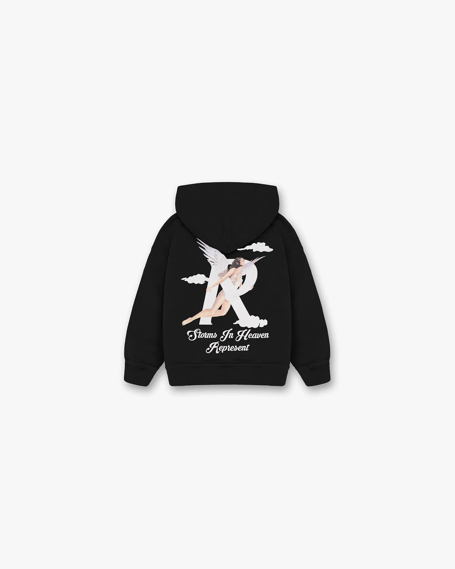 Mini Storms In Heaven Hoodie - Black