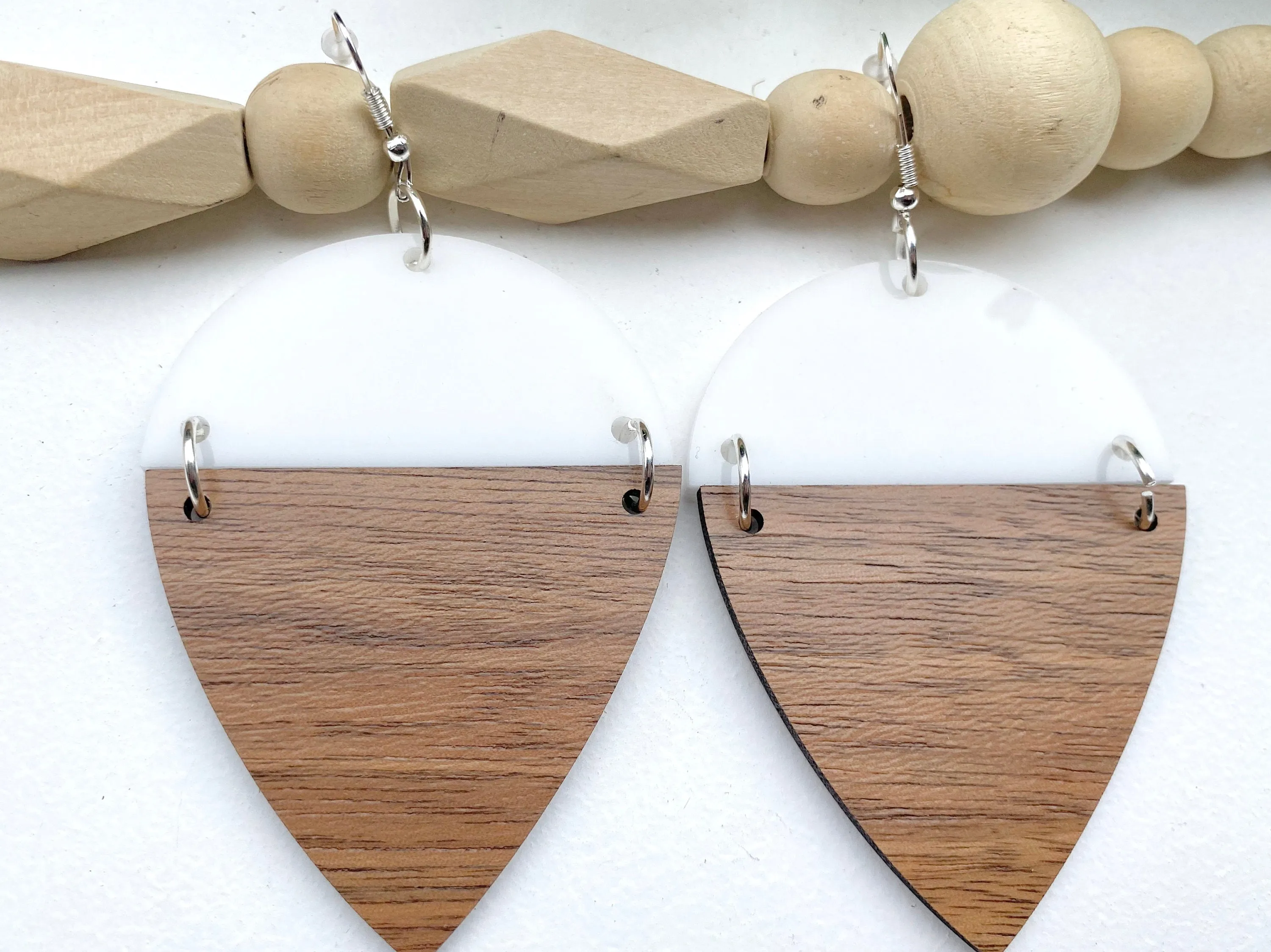 Minimalist Jewelry, Acrylic Earrings, Teardrop Earring, Casual Style, Boho, Teacher Appreciation Gift