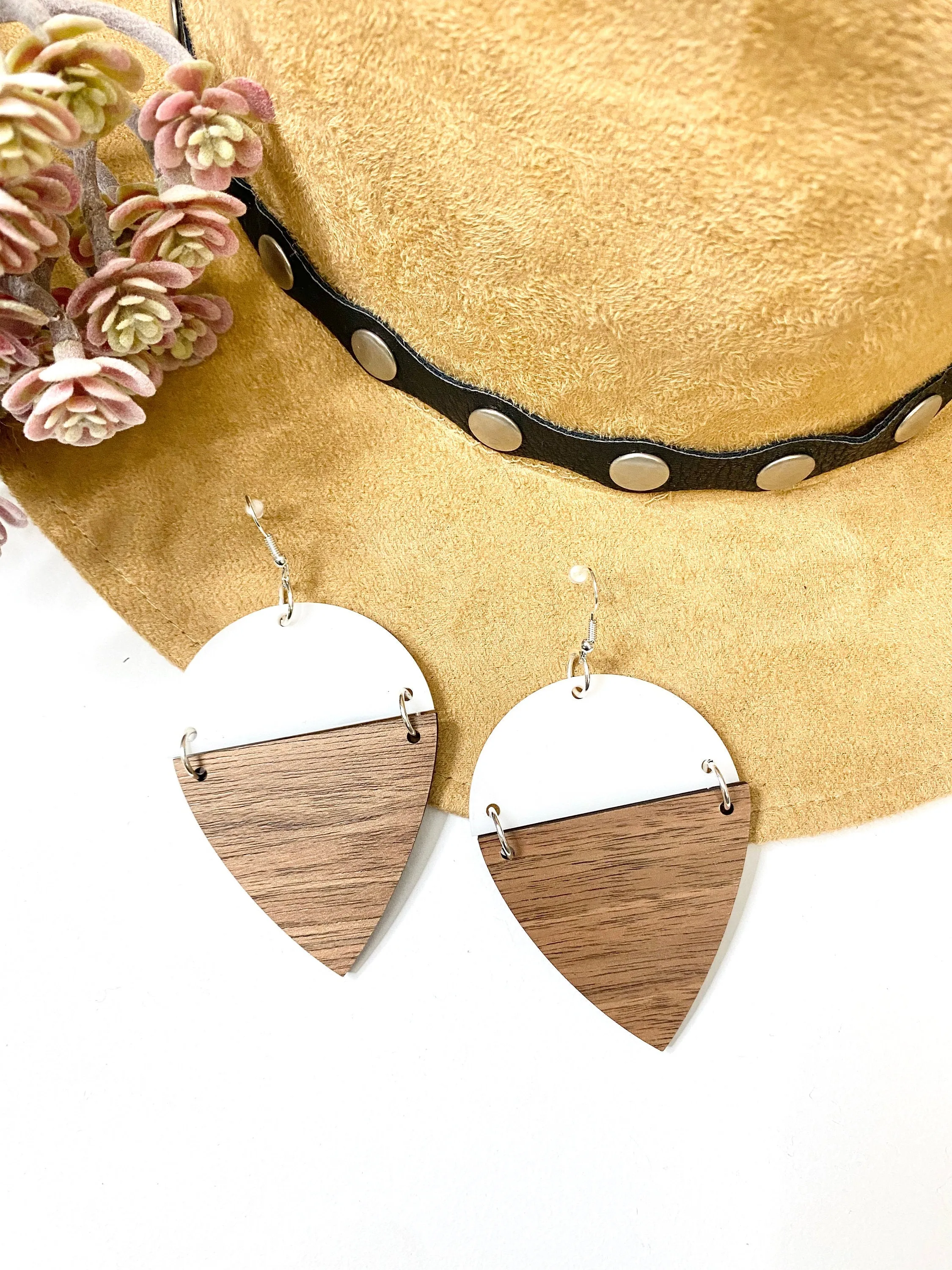 Minimalist Jewelry, Acrylic Earrings, Teardrop Earring, Casual Style, Boho, Teacher Appreciation Gift