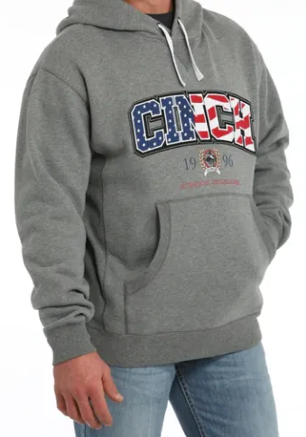 MWK1185024-MEN'S VINTAGE CINCH 1996 HOODIE - GRAY