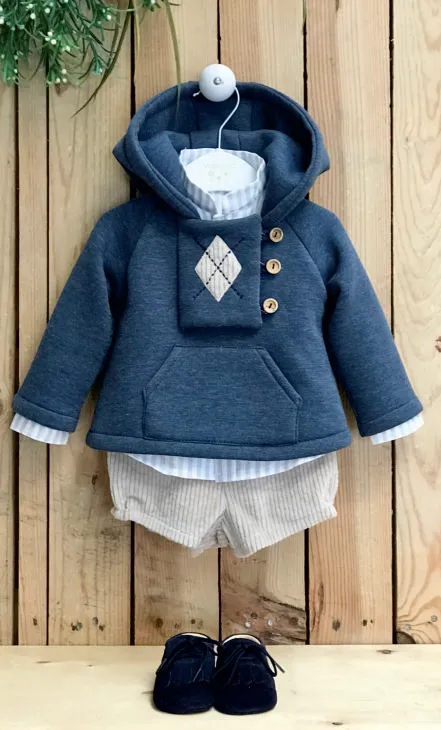 Navy Sweater Set