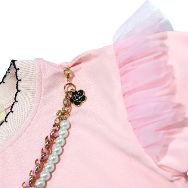 Necklace Tee - pink