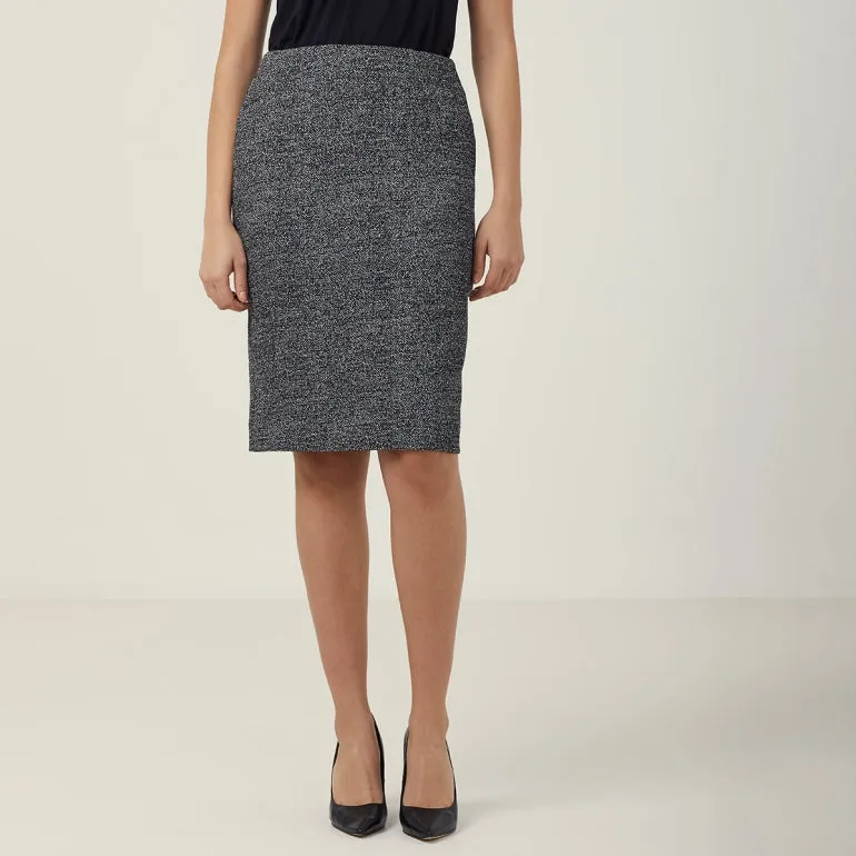 NNT Uniforms Textured Tweed Pencil Skirt (CAT2NG)- Clearance