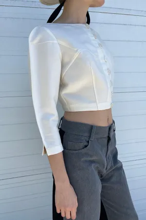 Palace Blouse in Cream