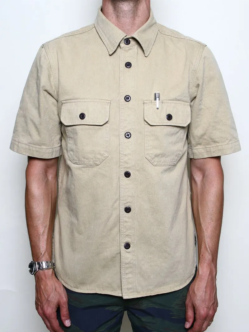 Rogue Territory Field Shirt Rinsed Khaki