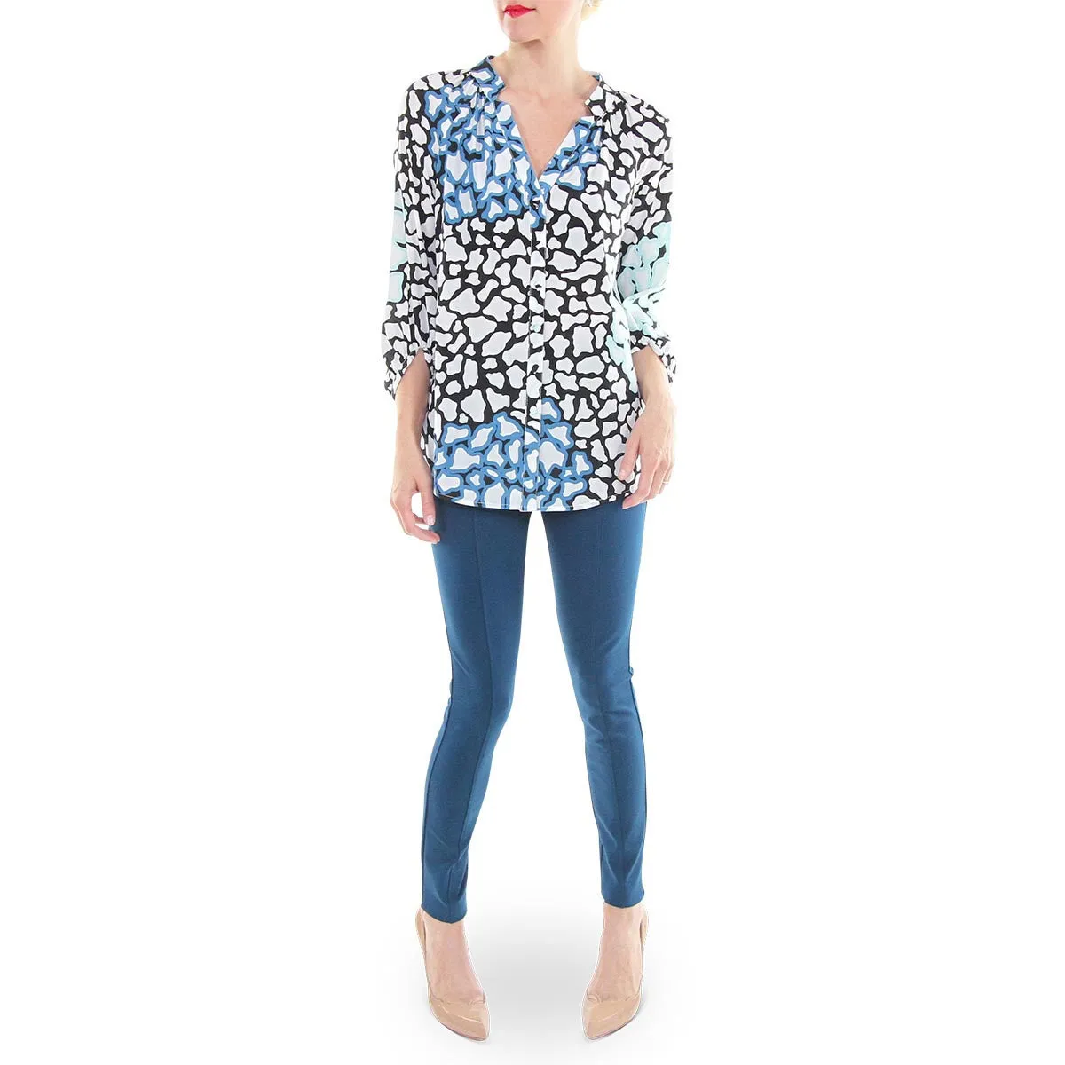 Sadie Blouse - Giraffe Print