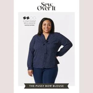 Sew Over It - Pussy Bow Blouse Size 18-30 - SALE