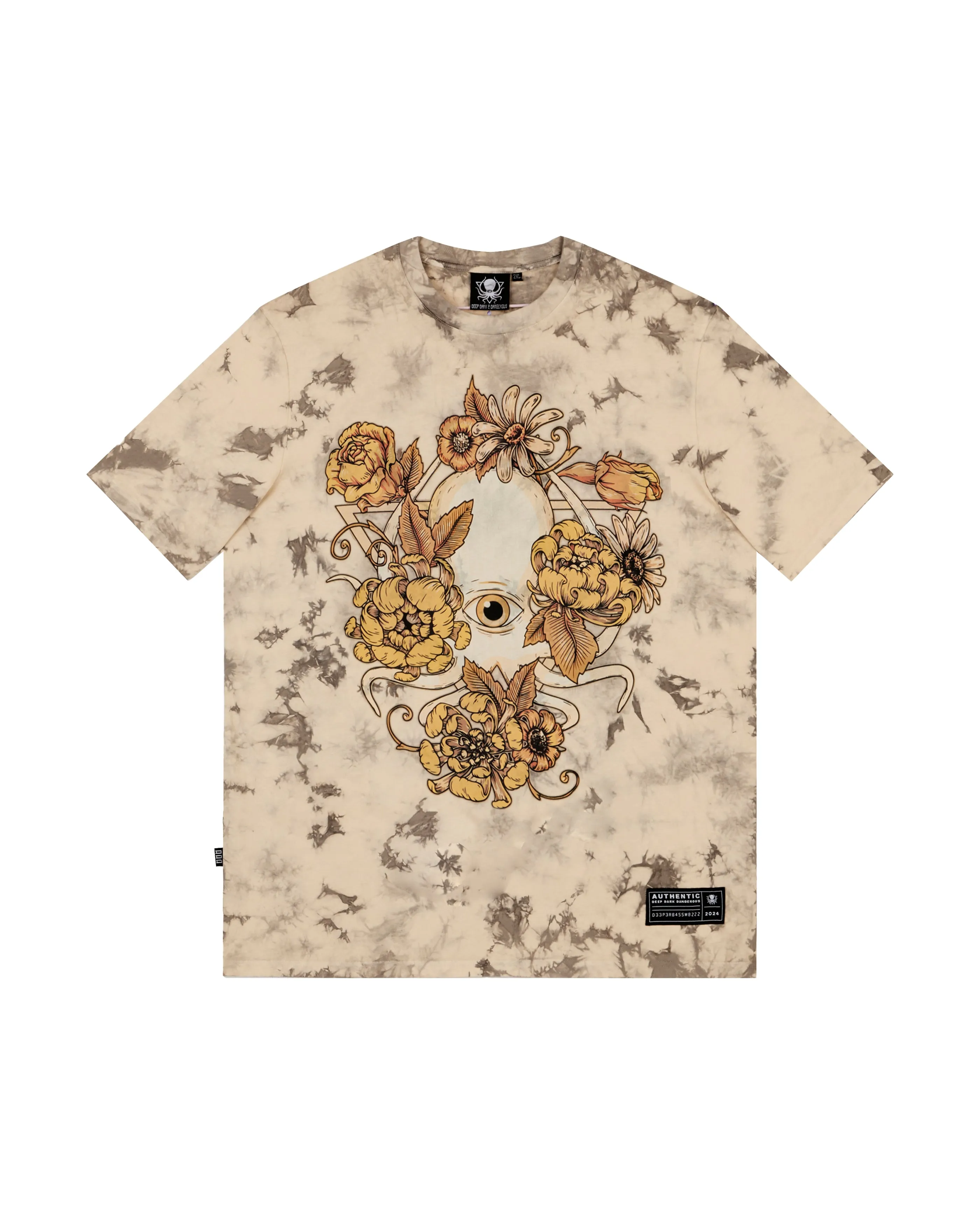 SOPHIE FLORA TIE DYE T-SHIRT