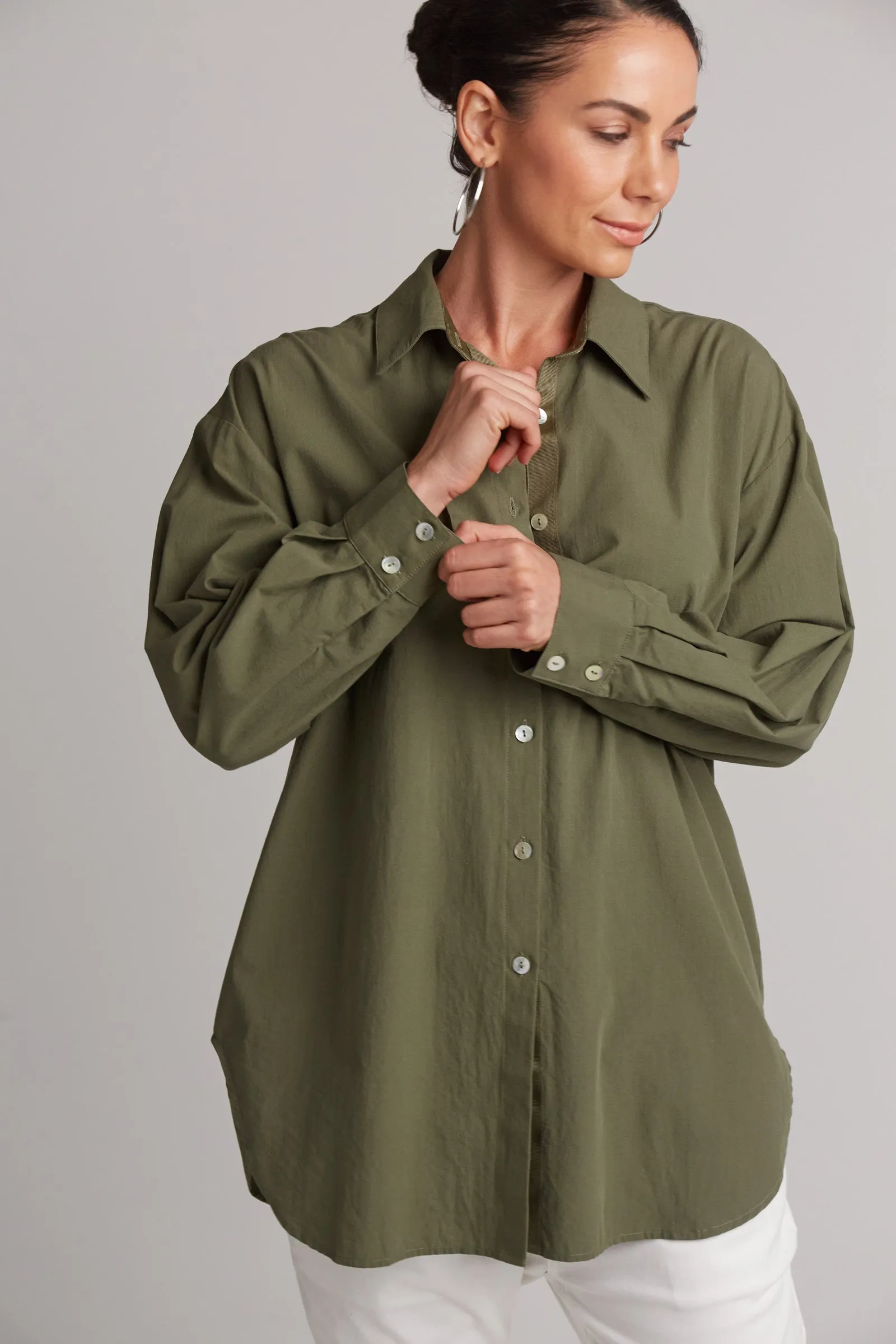 Studio Oversize Shirt - Khaki