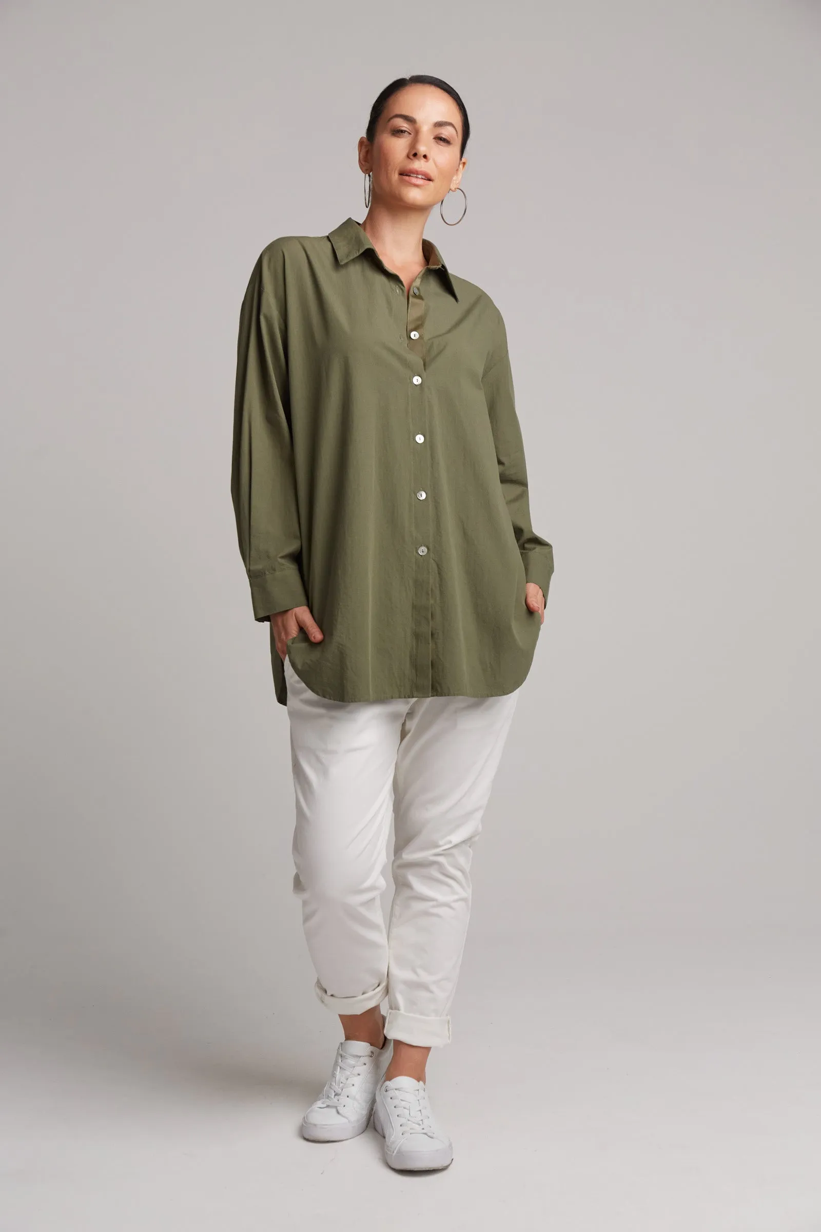 Studio Oversize Shirt - Khaki