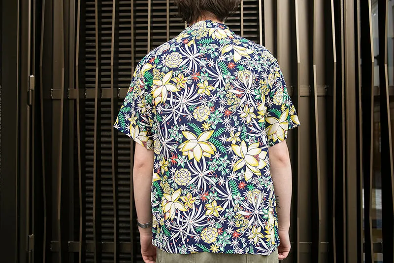 Sun Surf Hawaiian Shirt “Leilani” Navy