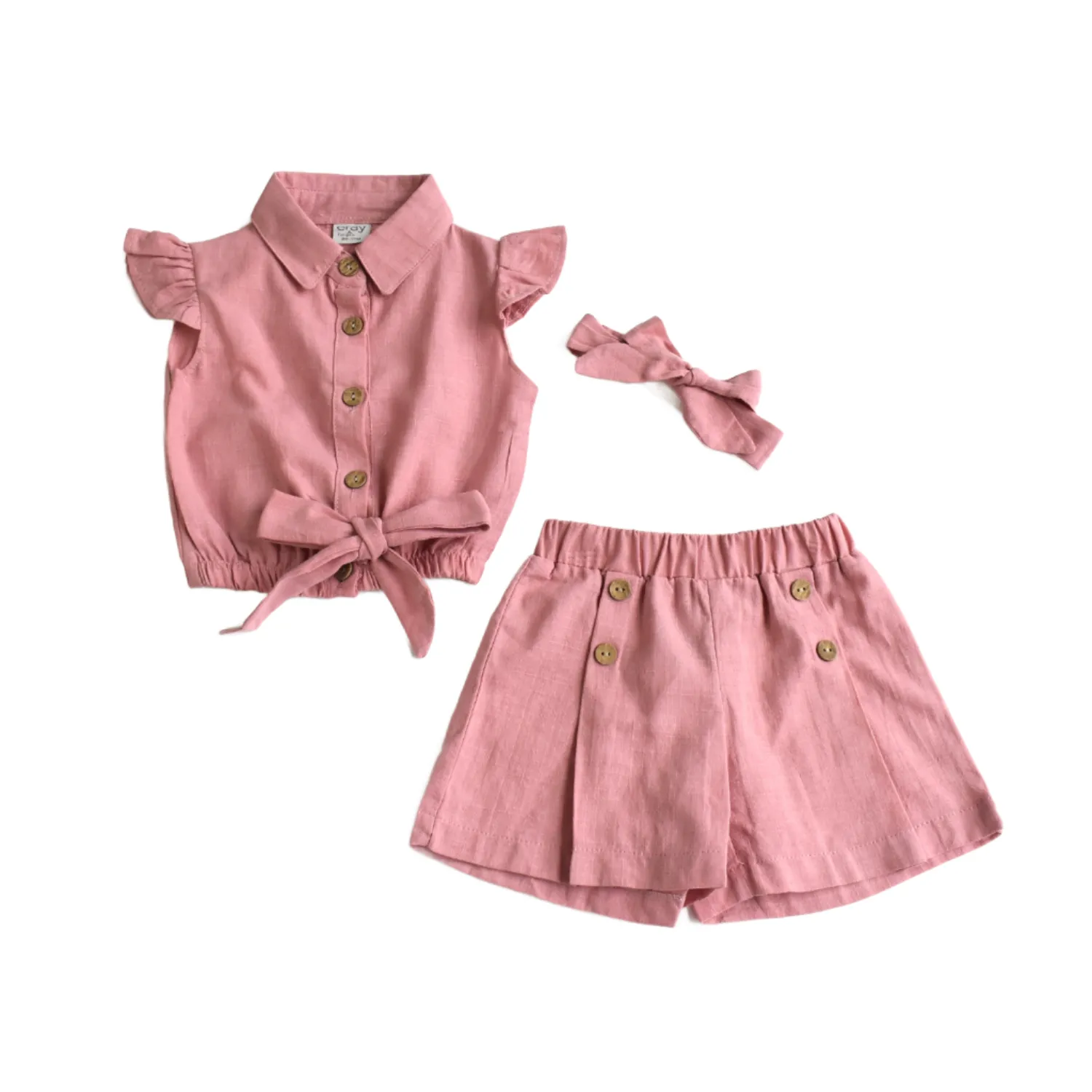 Sunshine Charm Girls Skirt Set