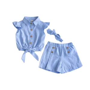 Sunshine Charm Girls Skirt Set