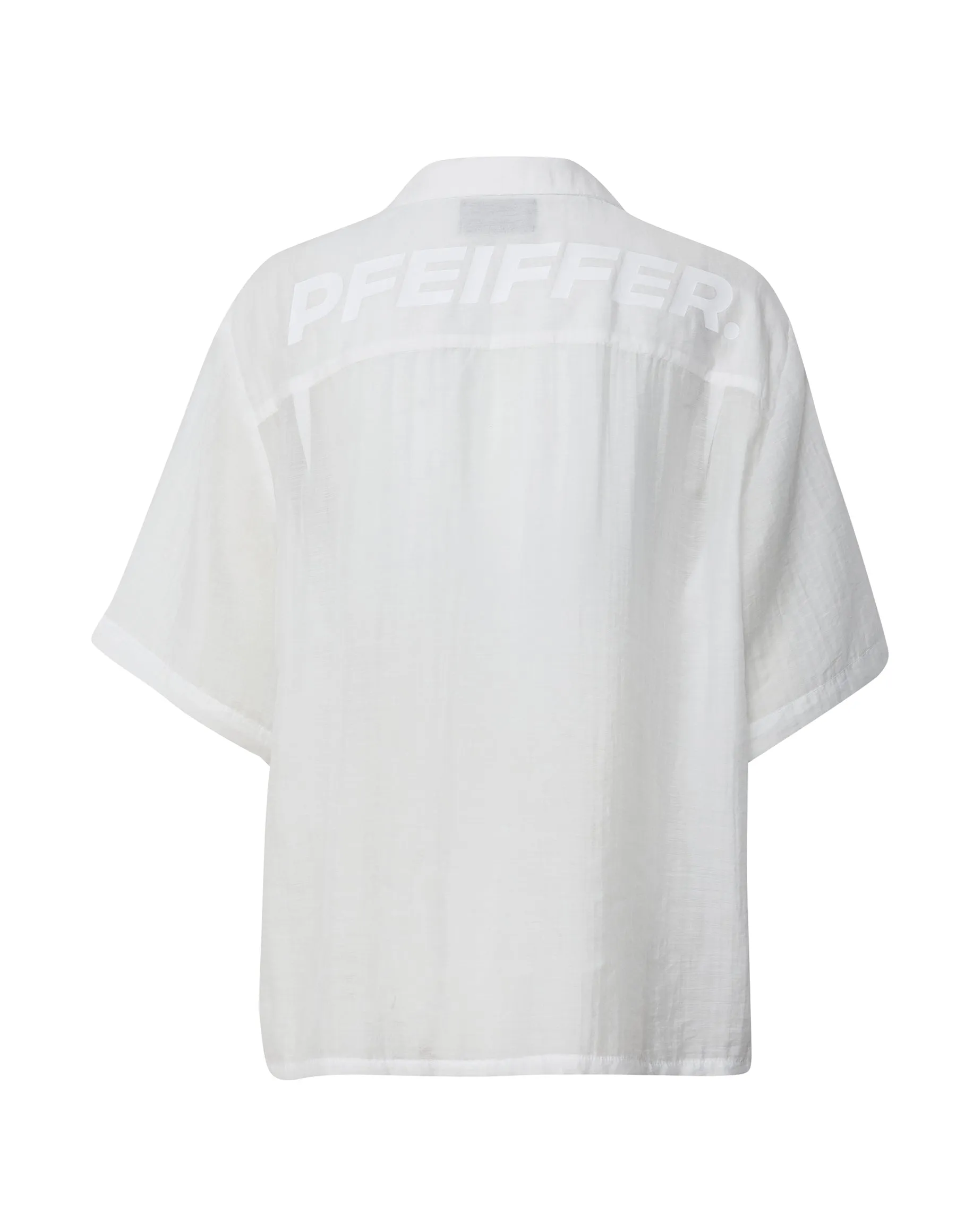 TERRAZZA SHEER SHIRT | POWDER