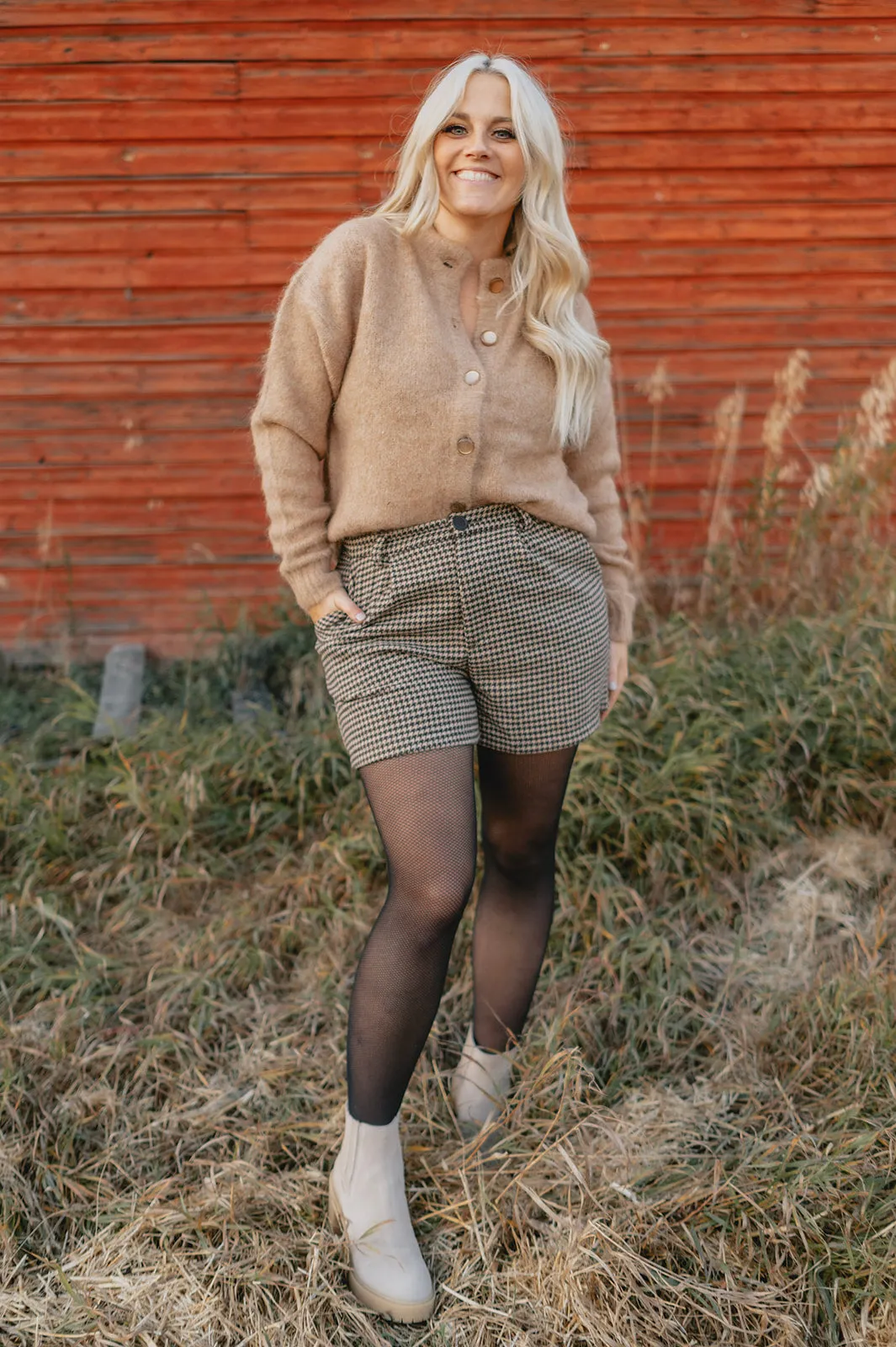 The Estelle Vintage Shorts - Coffee