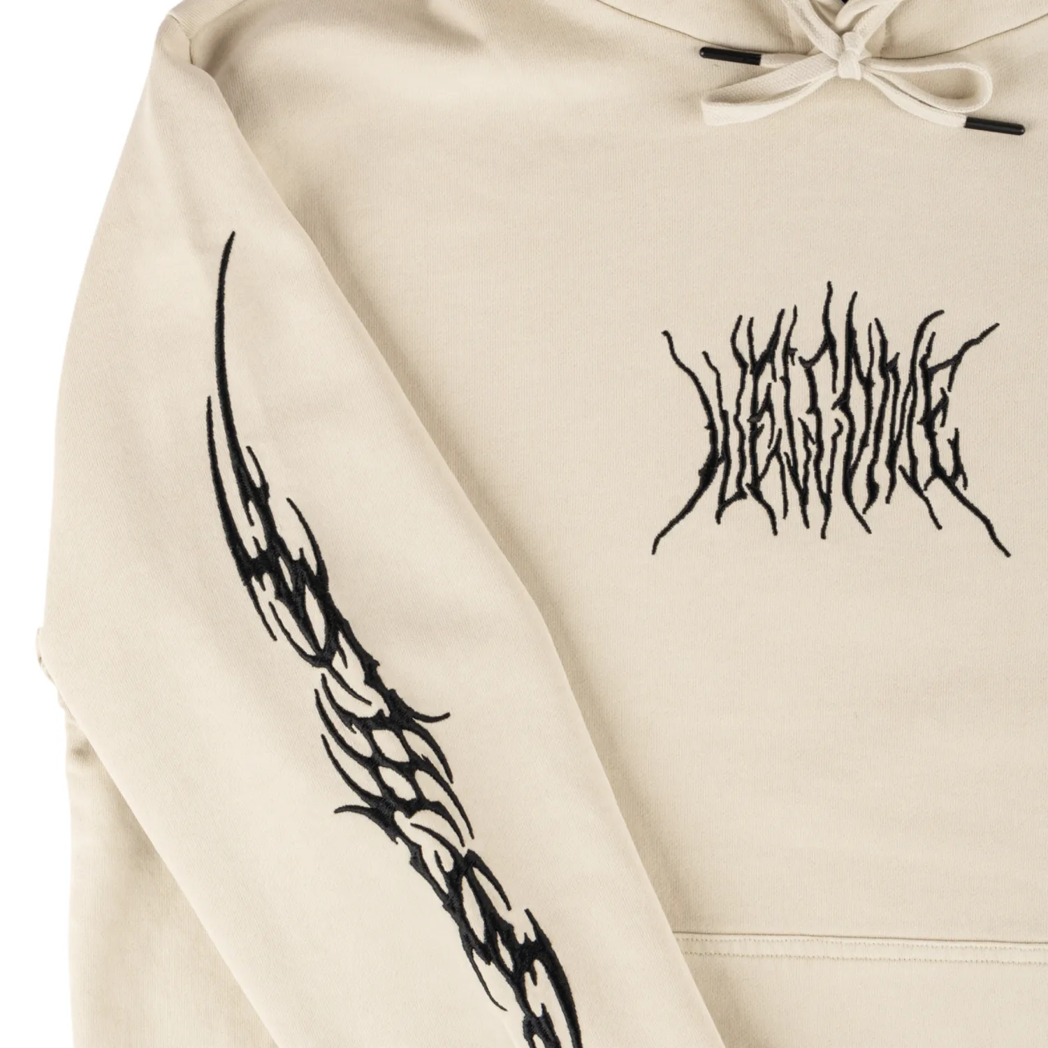 Tribe Embroidered Pigment-Dyed Hoodie