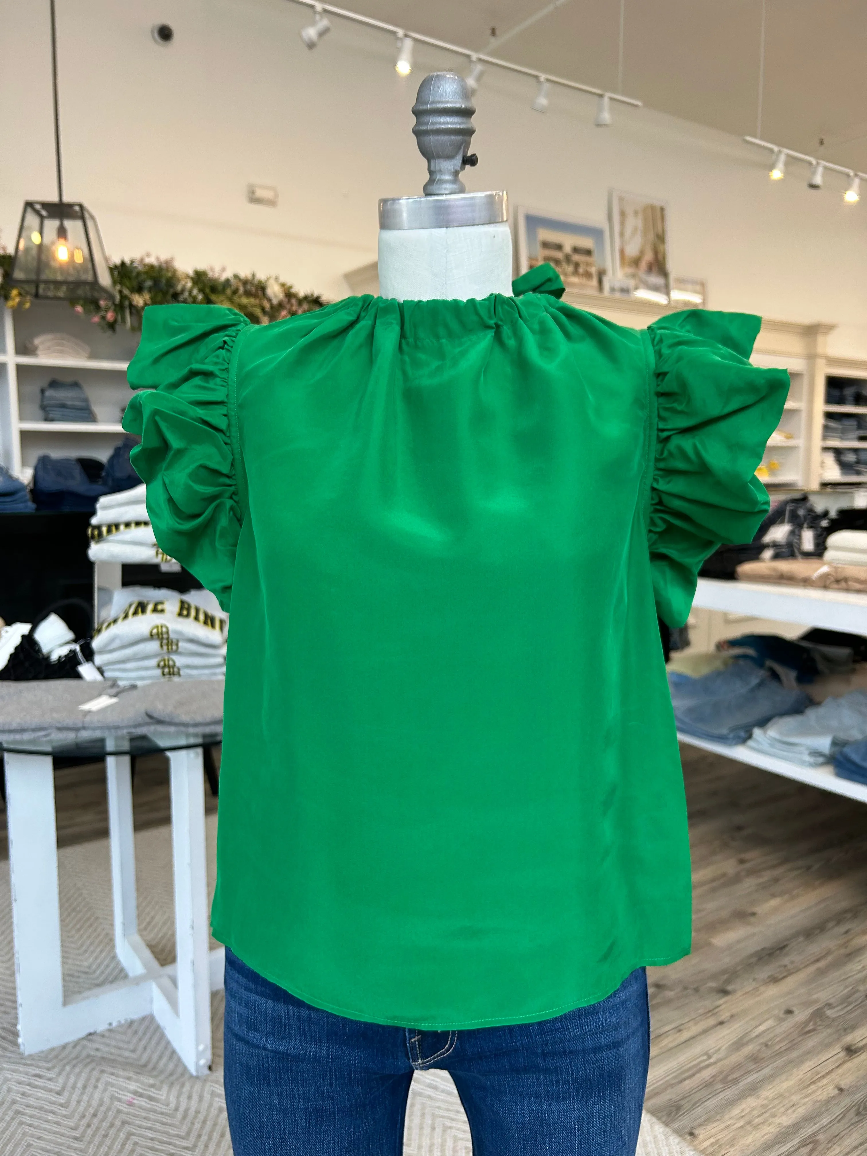 Ulla Johnson - Iren Top in Emerald