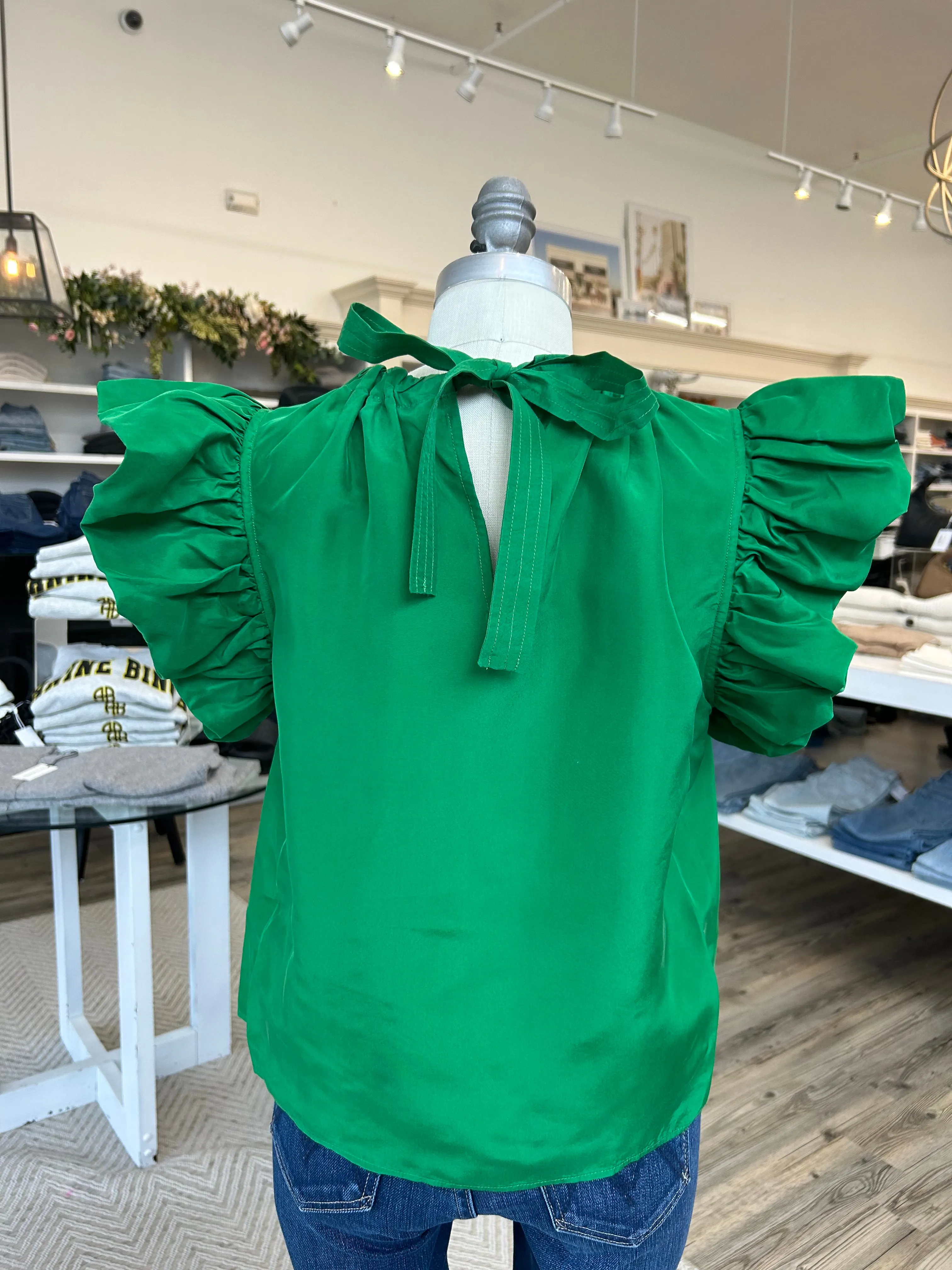 Ulla Johnson - Iren Top in Emerald