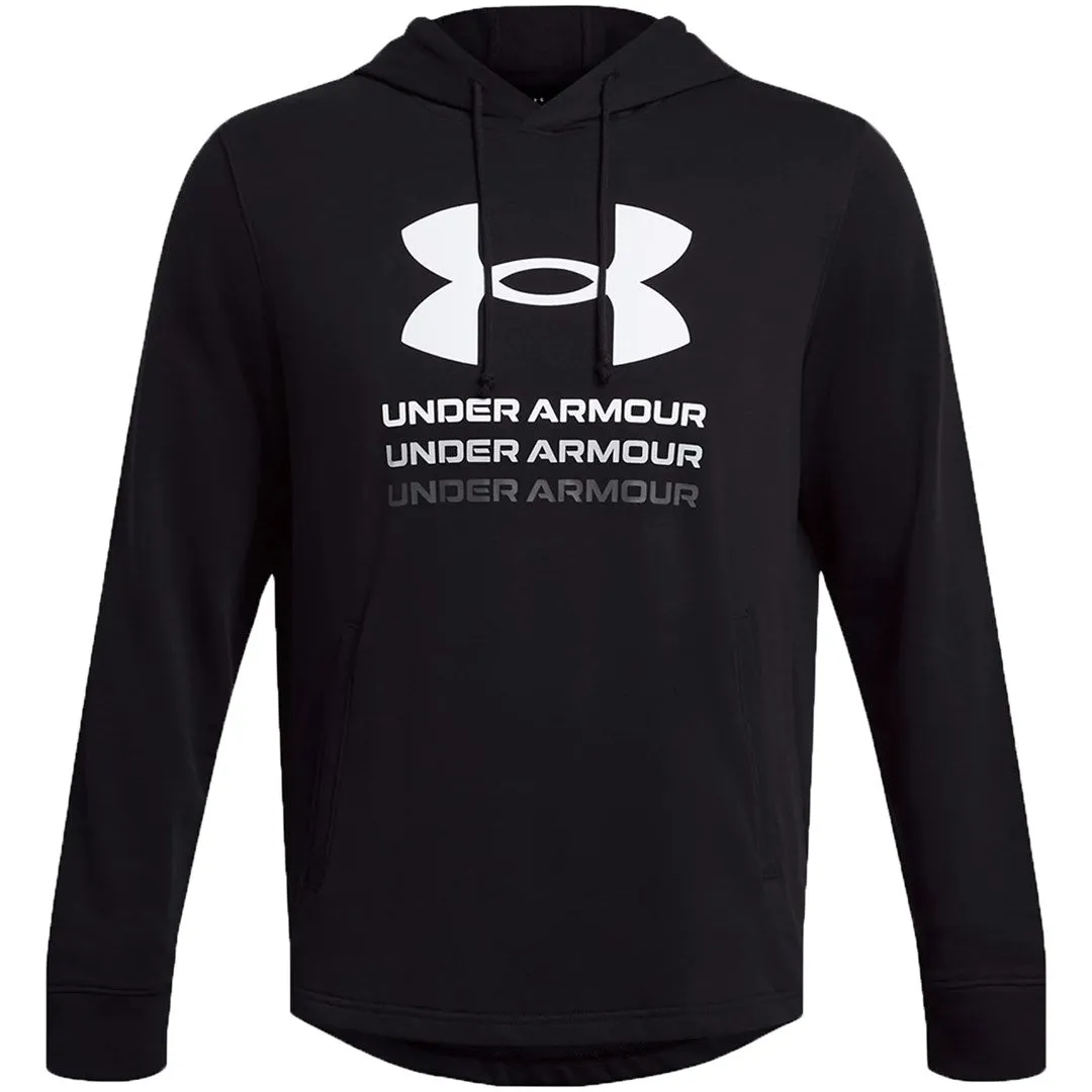 Under Armour Ua Rival Terry Graphic Hoodie Black 1386047 001