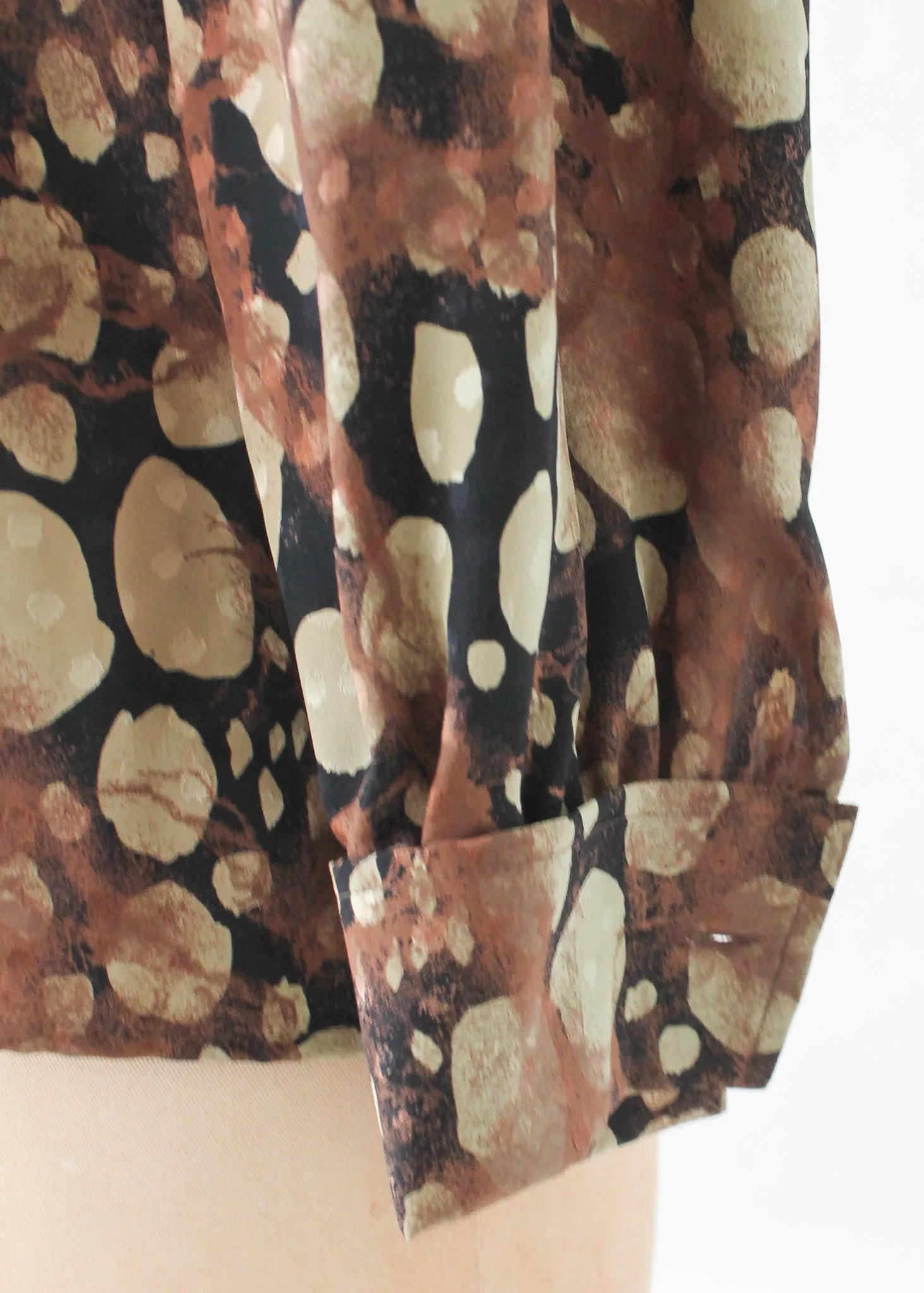 Vintage 1990s Valentino Silk Print Blouse