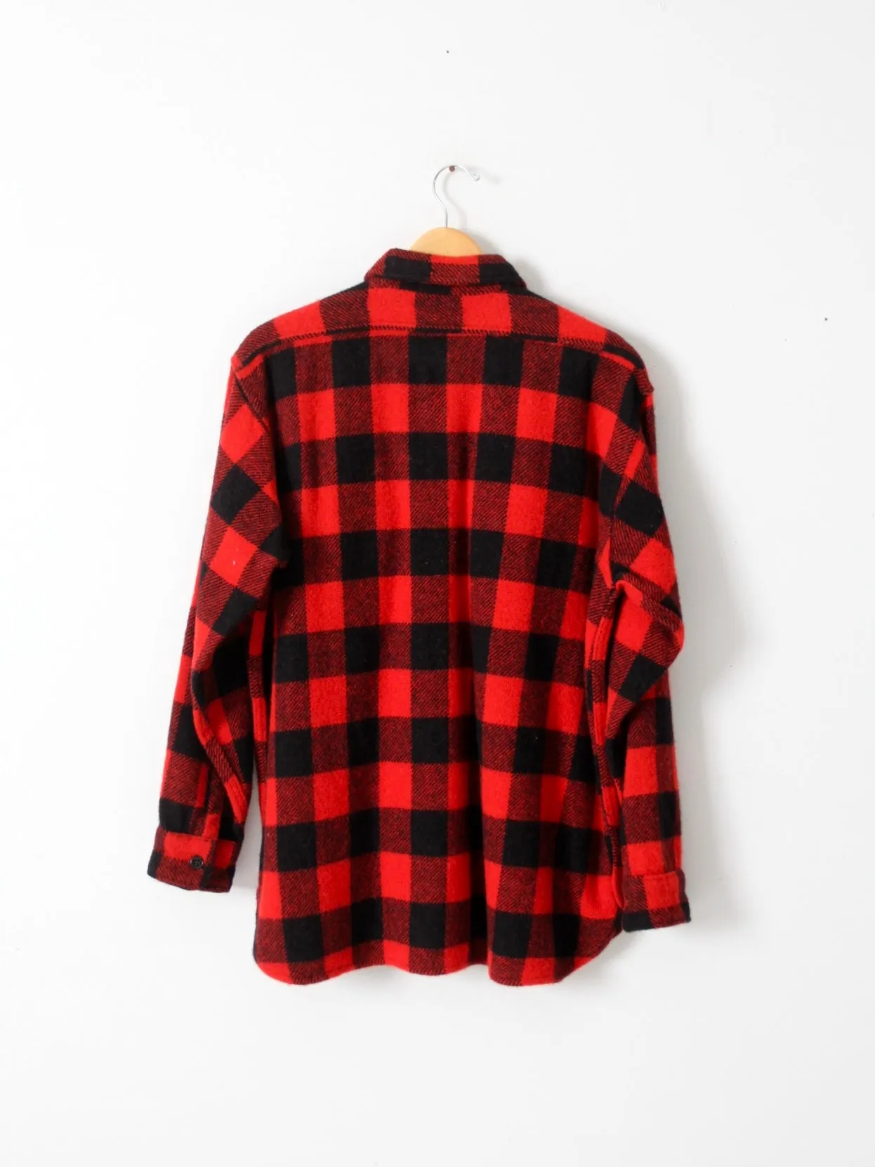 vintage 60s Montgomery Ward buffalo plaid shirt