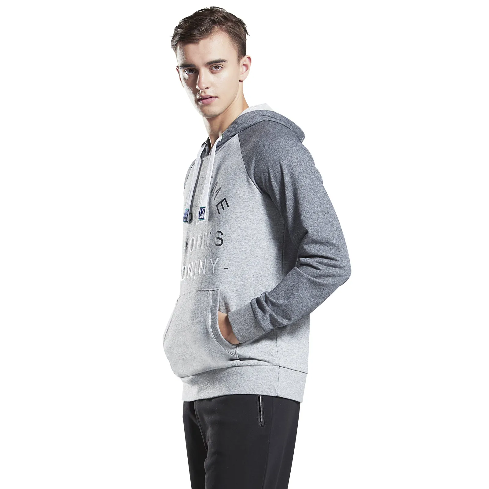 Washed Raglan Hoodie Sweatshirt