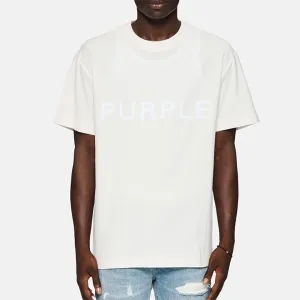 Wordmark Textured Tee (White) - PP104JWCM224